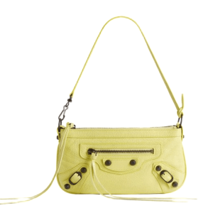 Balenciaga Le City Pouch On Strap Lemonade