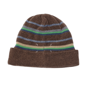 Maison Margiela striped-pattern Beanie Hat