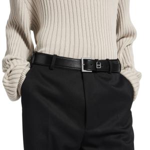 Hourglass Belt in Black