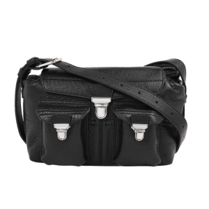 MINI SOFT GEAR BAG IN BUBBLE LAMBSKIN Black