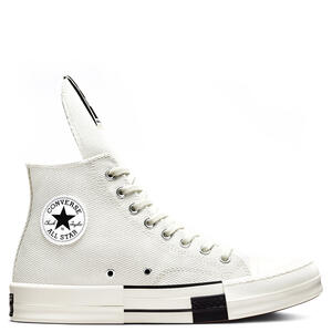 CONVERSE X DRKSHDW CHUCK 70 DRKSTAR HI SNEAKERS IN WHITE