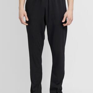 logo-waist cotton trousers