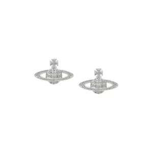 Vivienne Westwood Mini Bas Relief Earrings Silver