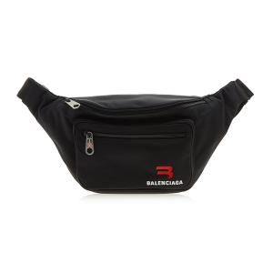 Men's Explorer Medium Embroidered Beltpack in Black