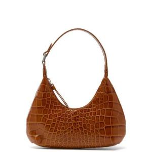 Baby Amber Tan Croco Leather