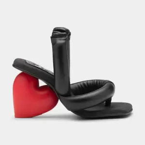 LOVE HEEL Black / Red