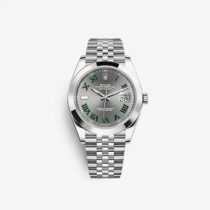 Rolex Datejust 41 Slate Roman 126300 (Smooth/Jubilee)