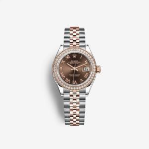 Rolex Lady-Datejust 28 Chocolate Roman 279381RBR (Diamond/Jubilee)