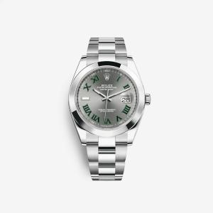 Rolex Datejust 41 Slate Roman 126300 (Smooth/Oyster)