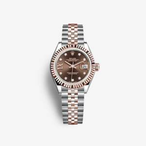 Rolex Lady-Datejust 28 Chocolate Diamond-Set 279171 (Fluted/Jubilee)