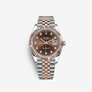 Rolex Datejust 41 Chocolate Diamond-Set 126331 (Fluted/Jubilee)