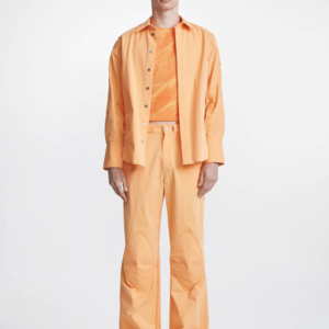 PADDED SHOULDER SHIRT IN ORANGE