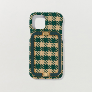 Phone Case Green/Beige Check