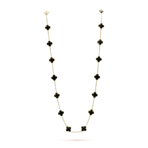 Vintage Alhambra long necklace, 20 motifs