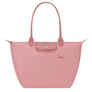 Longchamp Le Pliage Green Tote Bag L Petal Pink