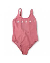 [Marni Kids] Logo Kids Swimsuit