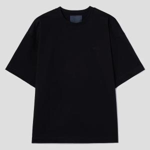 [NIKI HARE] Semi Overfit Short Sleeve T-Shirt - Black