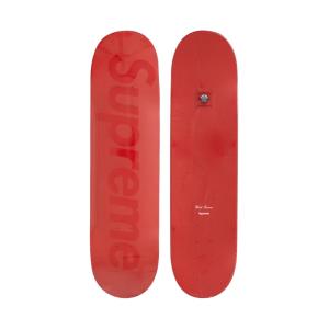 Supreme Tonal Box Logo Skateboard Deck Red
