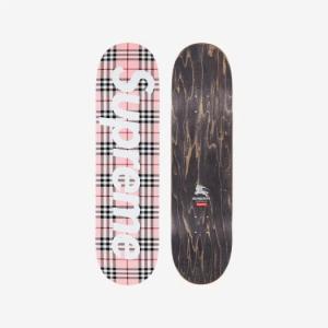 Supreme x Burberry Skateboard Deck Pink 