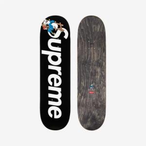 Supreme Smurf Skateboard Deck Black