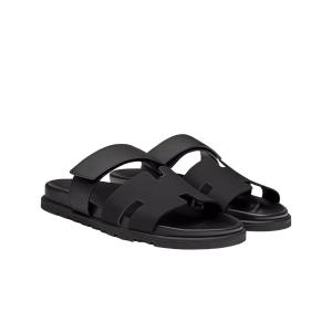 Hermes Chypre Sandal Calfskin & Noir