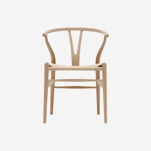 Carl Hansen & Son CH24 Wishbone Chair Beech & Oil Finish Natural Seat