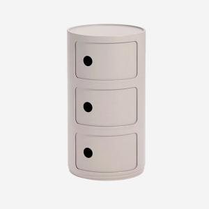 Kartell Componibili 3 Recycled Cream