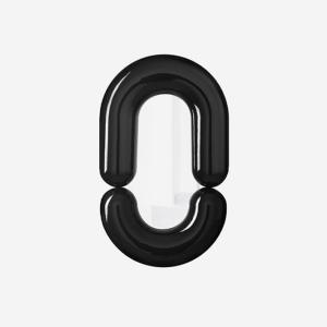 Mustache Zodiac Mirror Black