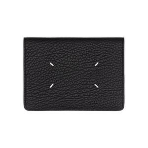 Maison Margiela Stitch Logo Black Passport Wallet