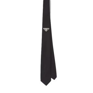 Re-nylon gabardine tie black