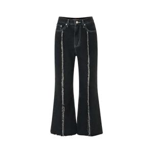 denim line play bootcut (black)