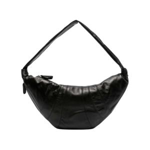 Lemaire Large Croissant Bag Soft Nappa Leather Black