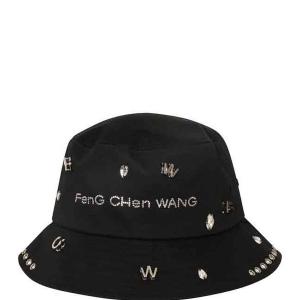 Logo Jewel Detail Fisherman Bucket Hat