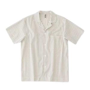Poplin Pajamas Short Sleeve Shirt