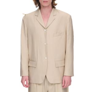 Drunk button cotton blazer