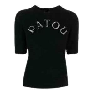 Alpaca logo short sleeve knit