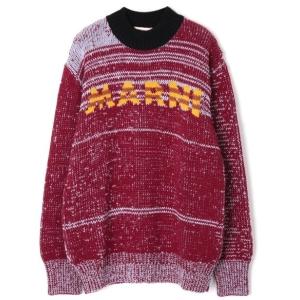 Stripe Muline Logo Knit