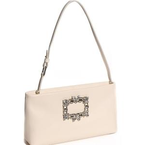 Night Lily Brosh Vivier Buckle Leather Mini Shoulder Bag 