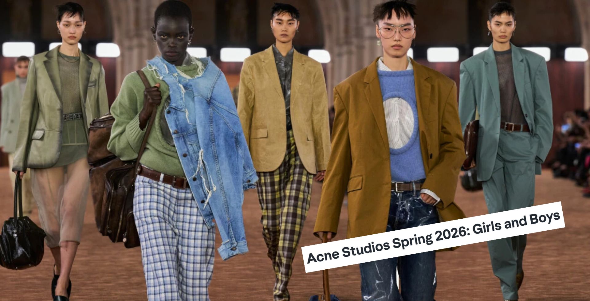 Acne Studios Spring 2026: Girls and Boys