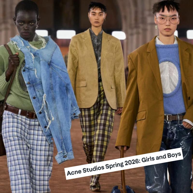 Acne Studios Spring 2026: Girls and Boys
